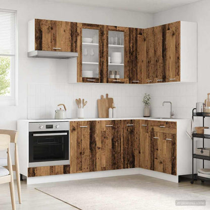 Unità Cucina Lyon 8 Pz Legno Ingegnerizzato