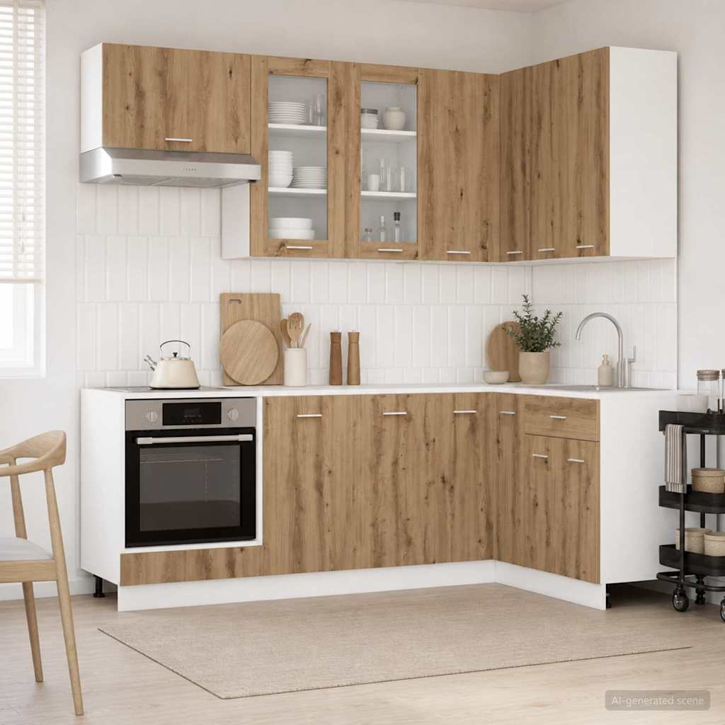 Unità Cucina Lyon 8 Pz Legno Ingegnerizzato