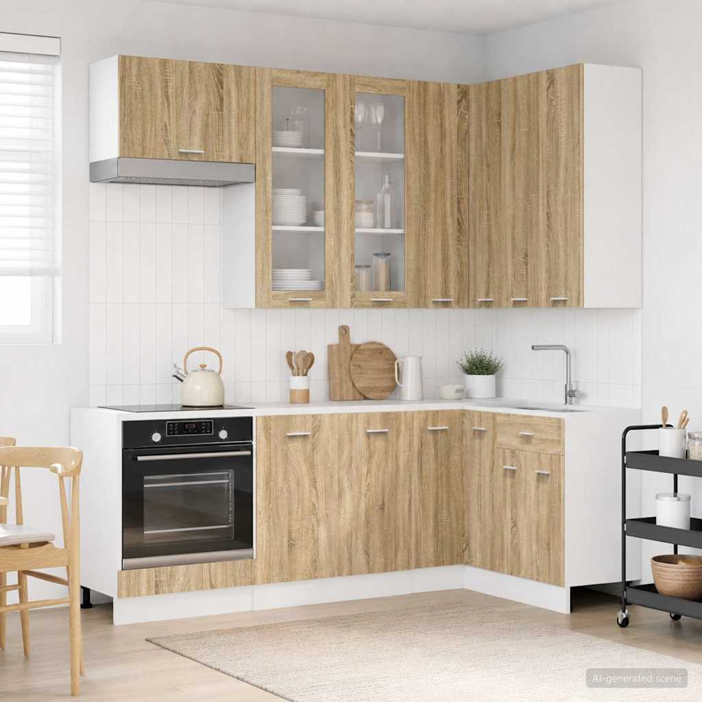 Unità Cucina Lyon 8 Pz Legno Ingegnerizzato