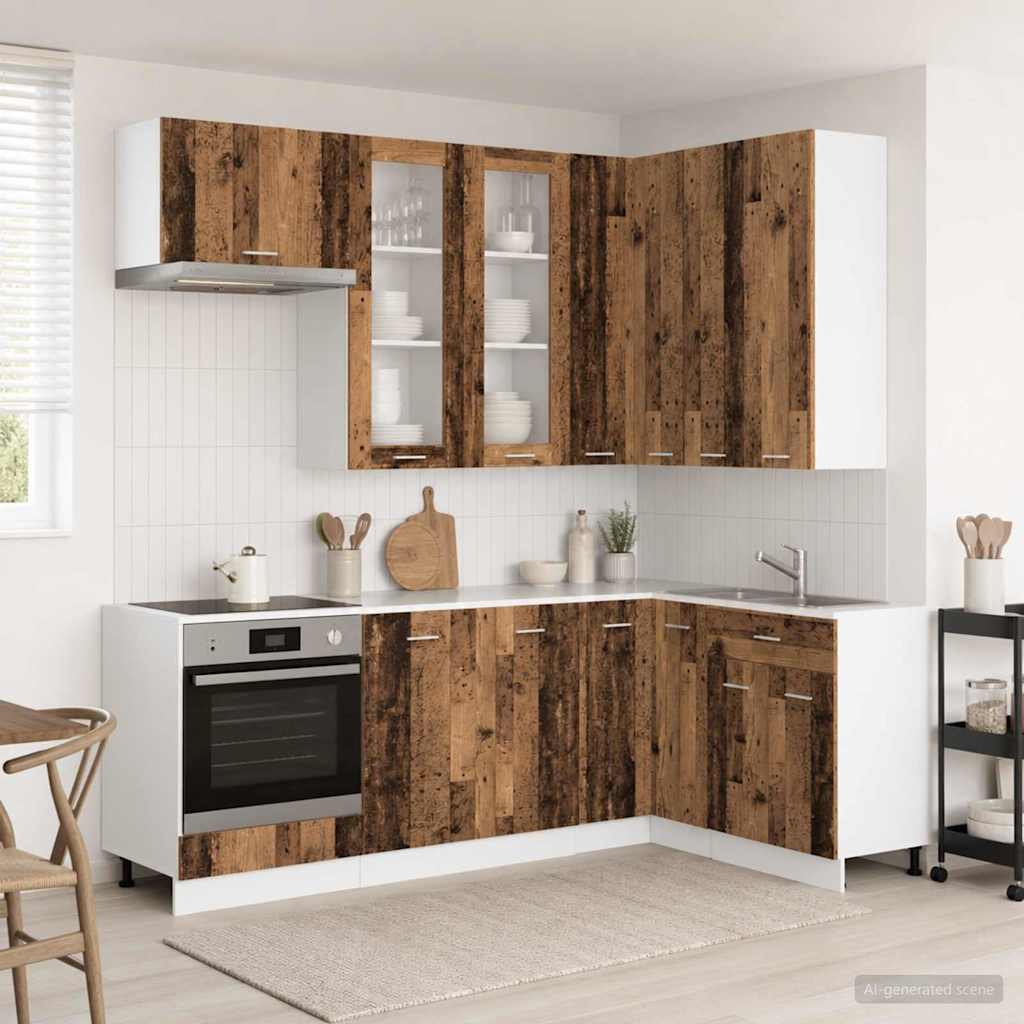 Unità Cucina Lyon 8 Pz Legno Ingegnerizzato