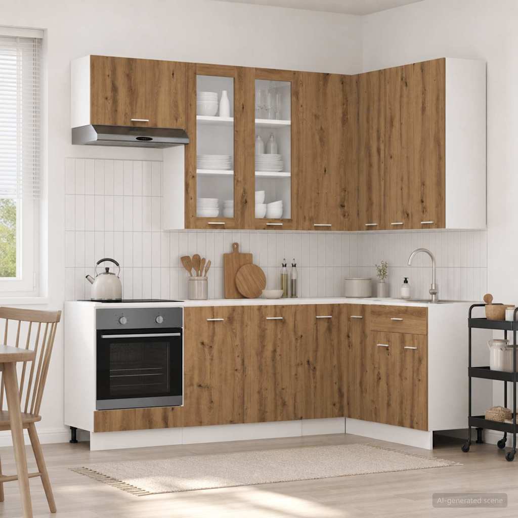 Unità Cucina Lyon 8 Pz Legno Ingegnerizzato