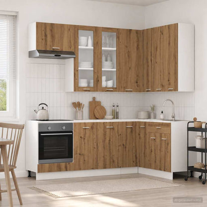 Unità Cucina Lyon 8 Pz Legno Ingegnerizzato
