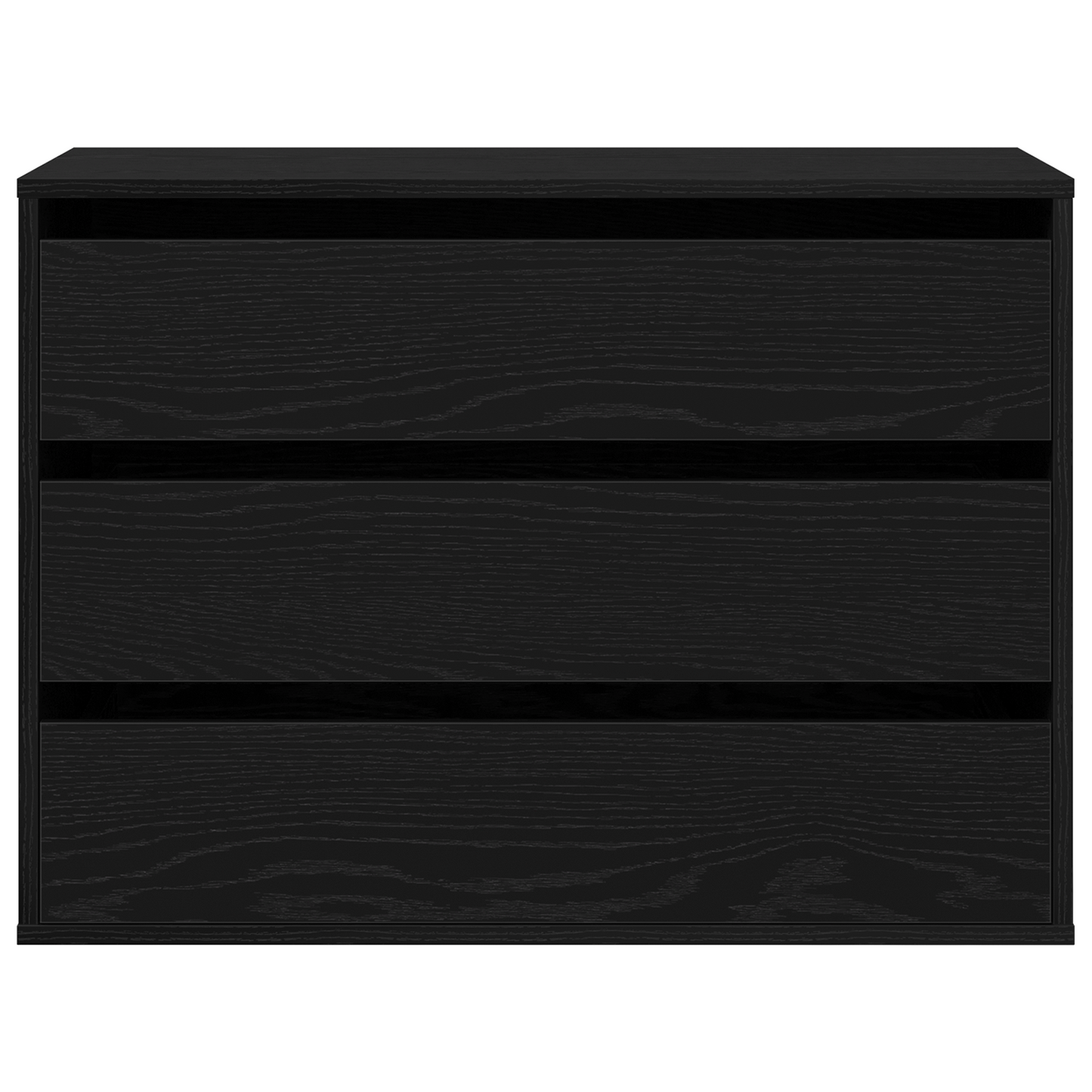 Mobile Con Cassetti Nero Legno Multistrato