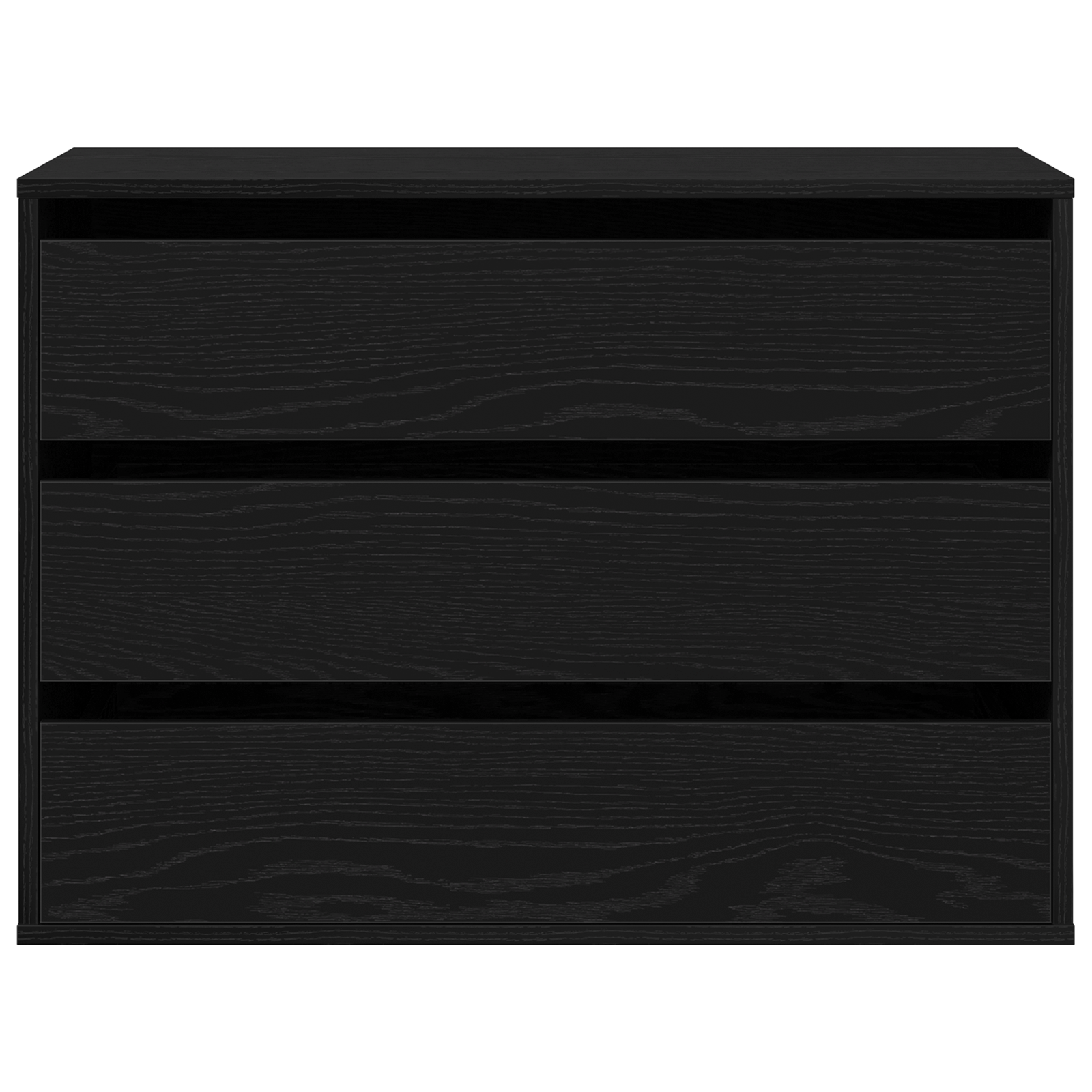 Mobile Con Cassetti Nero Legno Multistrato
