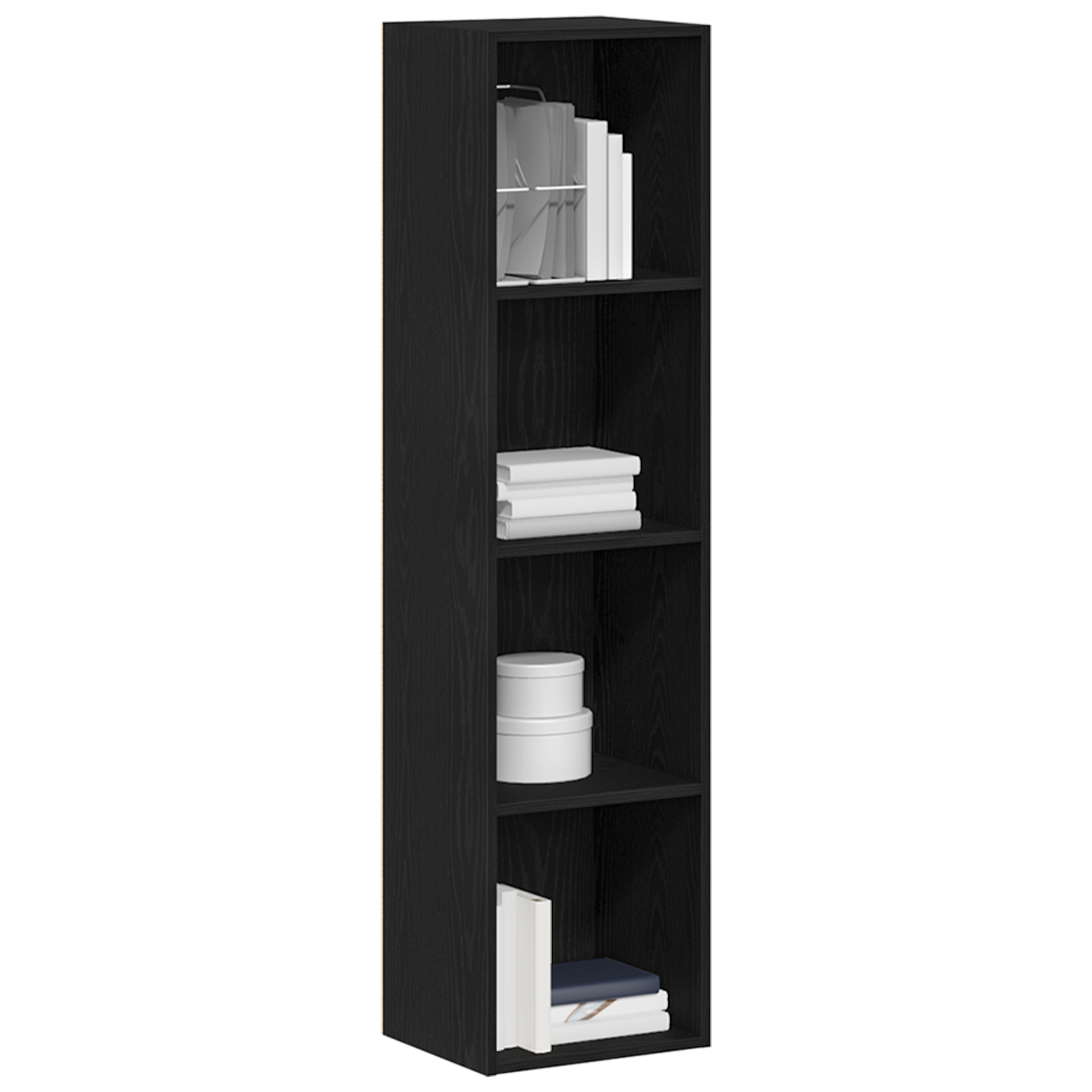 | Armadio Per Libri | Rovere Nero