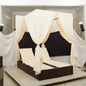 Lettino Da Sole Doppio Turchese 205 X 129 X 200 Cm Polyrattan